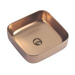 Раковина накладная ABBER Rechteck AC2211MRG розовое золото матовое-3