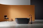 Ванна из искусственного камня ABBER Frankfurt AM9941B черная матовая-2