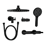 Душевая система OLIVA черный-4