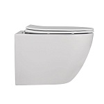 Унитаз ABBER Bequem AC1100MW подвесной белый матовый, безободковый-5