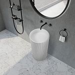 Раковина отдельностоящая ABBER Stein AS2501-H белая матовая-3