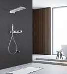 Душевая система ABBER Rund AF8753 скрытого монтажа с изливом, термостат, хром-2