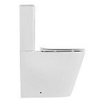 Унитаз ABBER Rechteck AC1210TMW компакт белый матовый, безободковый, смыв торнадо-5