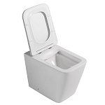 Унитаз ABBER Rechteck AC1211 приставной белый, безободковый-7