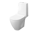 Унитаз-компакт LAPARET Bianca с сиденьем микролифт белый с1-4