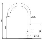 Смеситель для кухни LAPARET MOLERA N3063402LPT-7