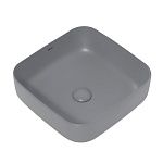 Раковина накладная ABBER Rechteck AC2211MG серая матовая-2