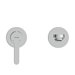 Смеситель для раковины OLIVA встраиваемый однорычажный хром-7