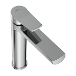 Смеситель для раковины высокий CITY хром-4