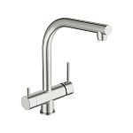 Смеситель для кухни CREA однорычажный с подключением фильтра хром-2