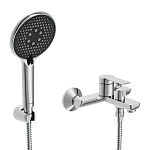 Смеситель для ванны VIBE с лейкой хром