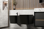 Биде ABBER Rechteck AC1250MB подвесное черное матовое-3