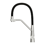 Смеситель для кухни VIVO однорычажный с подключением фильтра с гибким изливом хром-6