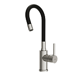 Смеситель для кухни MELAR с гибким изливом сатин-7