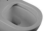 Унитаз ABBER Bequem AC1103MG подвесной серый матовый, безободковый-7