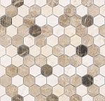Шестиугольная мозаика Pietra Mix 1 MAT hex 18x30x6 (Caramelle Mosaic)