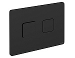 Кнопка ACCENTO SQUARE для AQUA пневматическая пластик черный матовый-2