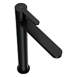 Смеситель для раковины высокий OLIVA черный-4