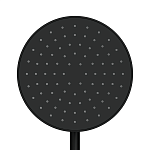 Душевая система OLIVA с термостатом черный-4