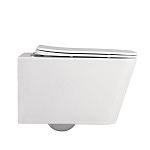 Унитаз ABBER Rechteck AC1201MW подвесной белый матовый, безободковый-6