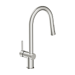 Смеситель для кухни MELAR с выдвижным изливом хром-5