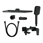 Душевая система CITY черный-9