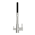 Смеситель для кухни VIVO однорычажный с подключением фильтра с гибким изливом хром-4