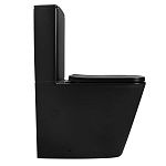 Унитаз ABBER Rechteck AC1210TMB компакт черный матовый, безободковый, смыв торнадо-3