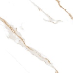 Calacatta Sharp Gold Керамогранит белый 60х60 Полированный-7