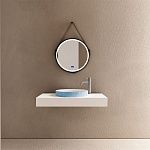 Раковина накладная ABBER Stein AS2604Blau голубая-3