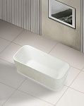 Ванна из искусственного камня ABBER Stein AS9663 белая матовая-2