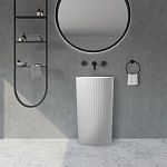 Раковина отдельностоящая ABBER Stein AS2501-H белая матовая-2