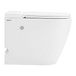 Унитаз ABBER Bequem AC1115P приставной белый с импульсным смывом-6