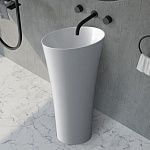 Раковина отдельностоящая ABBER Stein AS2509-H белая матовая