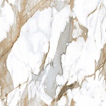 Calacatta Fairy Gold Керамогранит бежевый 60х60 Полированный-8