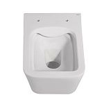 Унитаз ABBER Rechteck AC1201MW подвесной белый матовый, безободковый-8