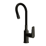 Смеситель для кухни MODUO с гибким изливом черный-7