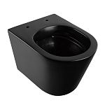 Унитаз ABBER Bequem AC1102MB подвесной черный матовый, безободковый-6