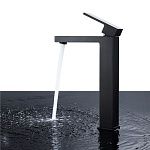 Смеситель ABBER Daheim AF8211B для раковины, черный матовый-3