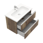 Тумба подвесная ELECTRA 80 под умыв-к Creavit Ideal 80, дуб Рока, LE-WCAB-80-222-2