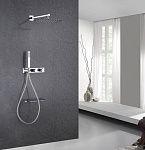 Душевая система ABBER Rund AF8750 скрытого монтажа с изливом, термостат, хром-2
