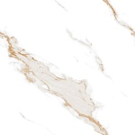 Calacatta Sharp Gold Керамогранит белый 60х60 Полированный-9