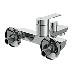 Смеситель для ванны VIBE с лейкой хром-6