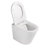 Унитаз ABBER Bequem AC1113 приставной белый, безободковый-4