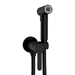 Смеситель с гигиеническим душем OLIVA черный-3