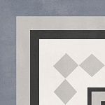 Керамогранит, Elegance Corner (Угловой элемент) 20x20, Chalet (Smile Tile) керамогранит 20*20 узоры пэчворк, орнамент