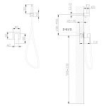 Смеситель ABBER Daheim AF8225G с гигиеническим душем, золото матовое-4