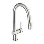 Смеситель для кухни MELAR с выдвижным изливом хром-2