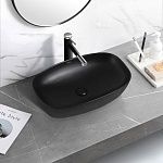 Раковина накладная ABBER Rechteck AC2206MB черная матовая-4