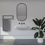 Раковина подвесная ABBER Stein AS2627-0.8 белая матовая-3